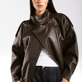 Main Leather Jacket Brown