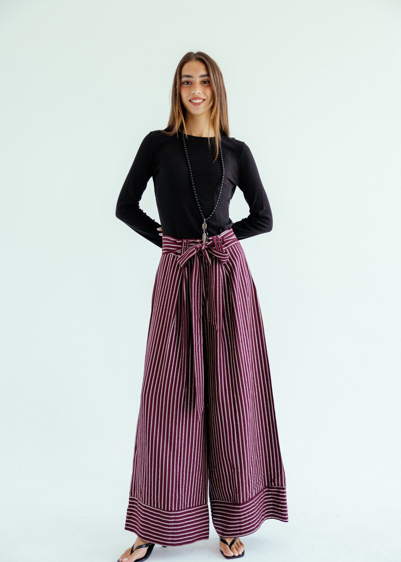 Golden Hour Pants Burgundy