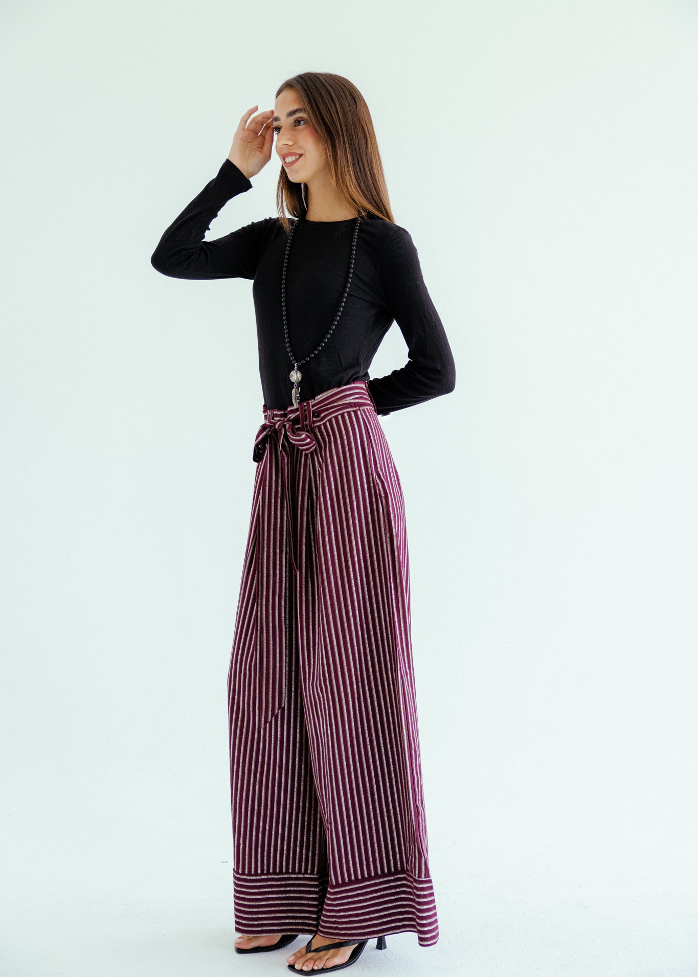 Golden Hour Pants Burgundy
