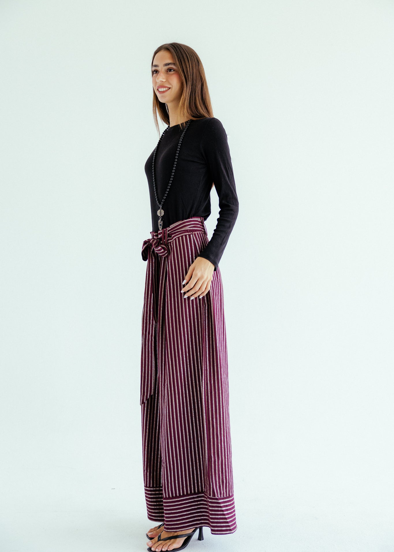 Golden Hour Pants Burgundy