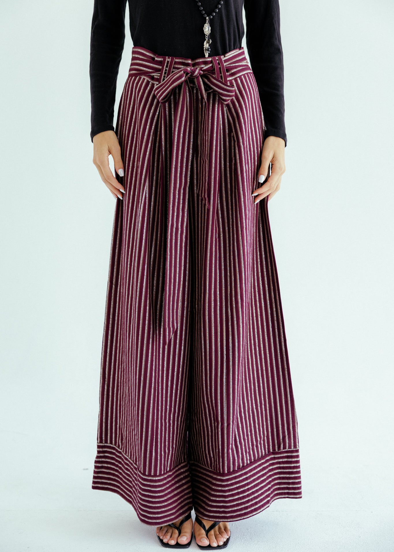 Golden Hour Pants Burgundy