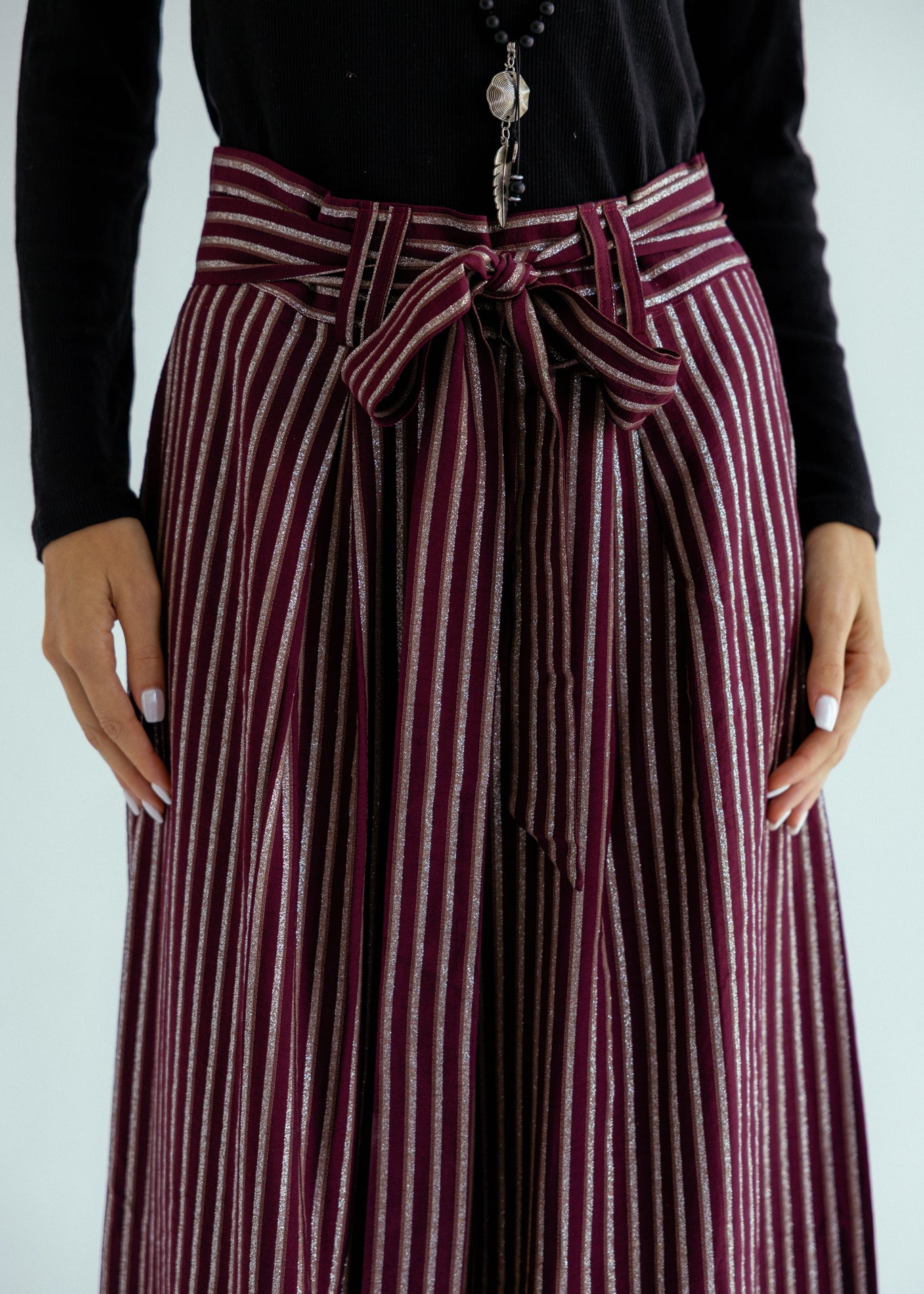 Golden Hour Pants Burgundy