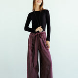Golden Hour Pants Burgundy