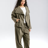 Falling Leaves Set Olive