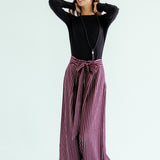 Golden Hour Pants Burgundy