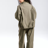 Falling Leaves Set Olive