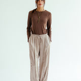 Satin Glow Pants Gold