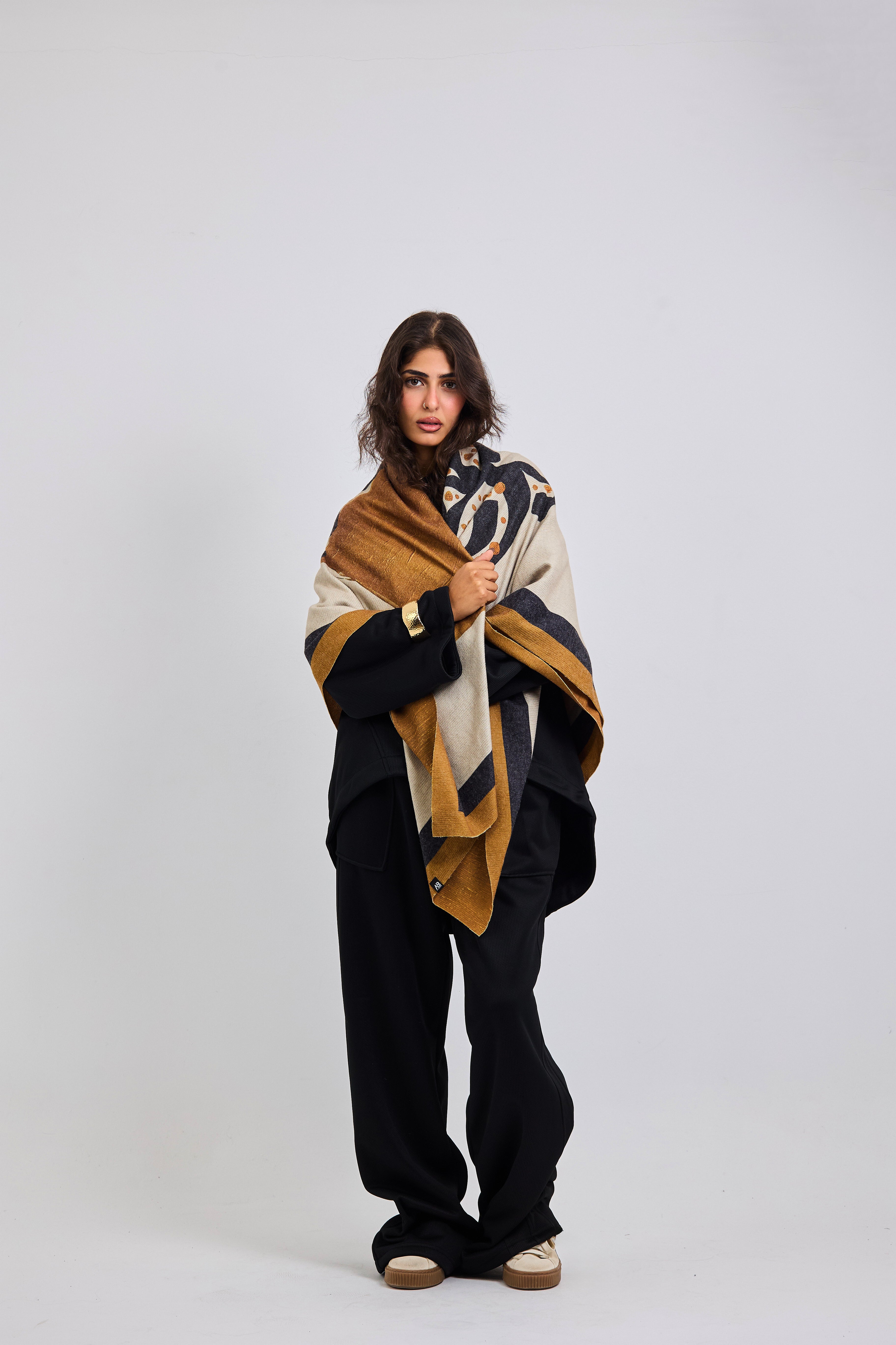 Arabic Wool Shawl - AB ESSENTIALS