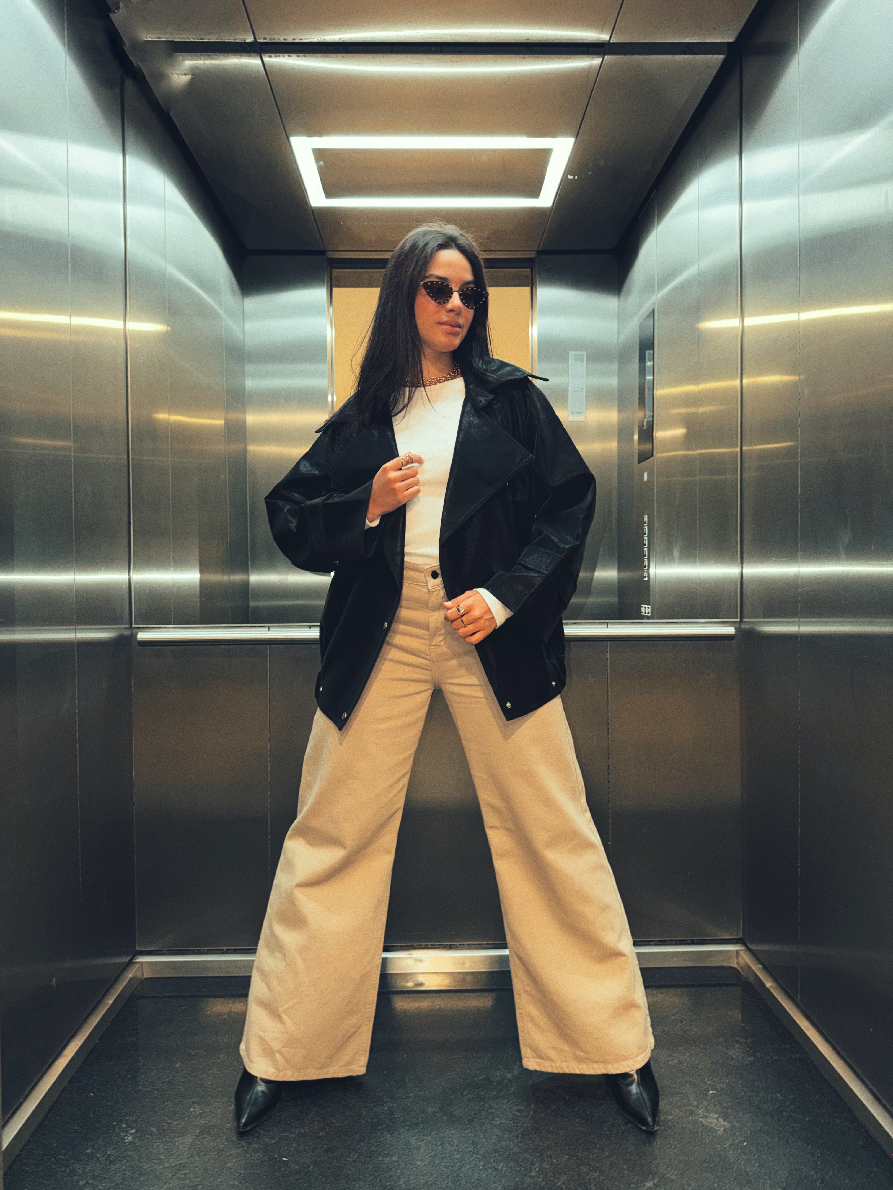 Aroma Leather Jacket Black - AB ESSENTIALS