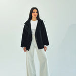 Aroma Leather Jacket Black - AB ESSENTIALS