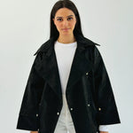 Aroma Leather Jacket Black - AB ESSENTIALS