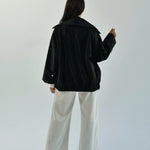 Aroma Leather Jacket Black - AB ESSENTIALS