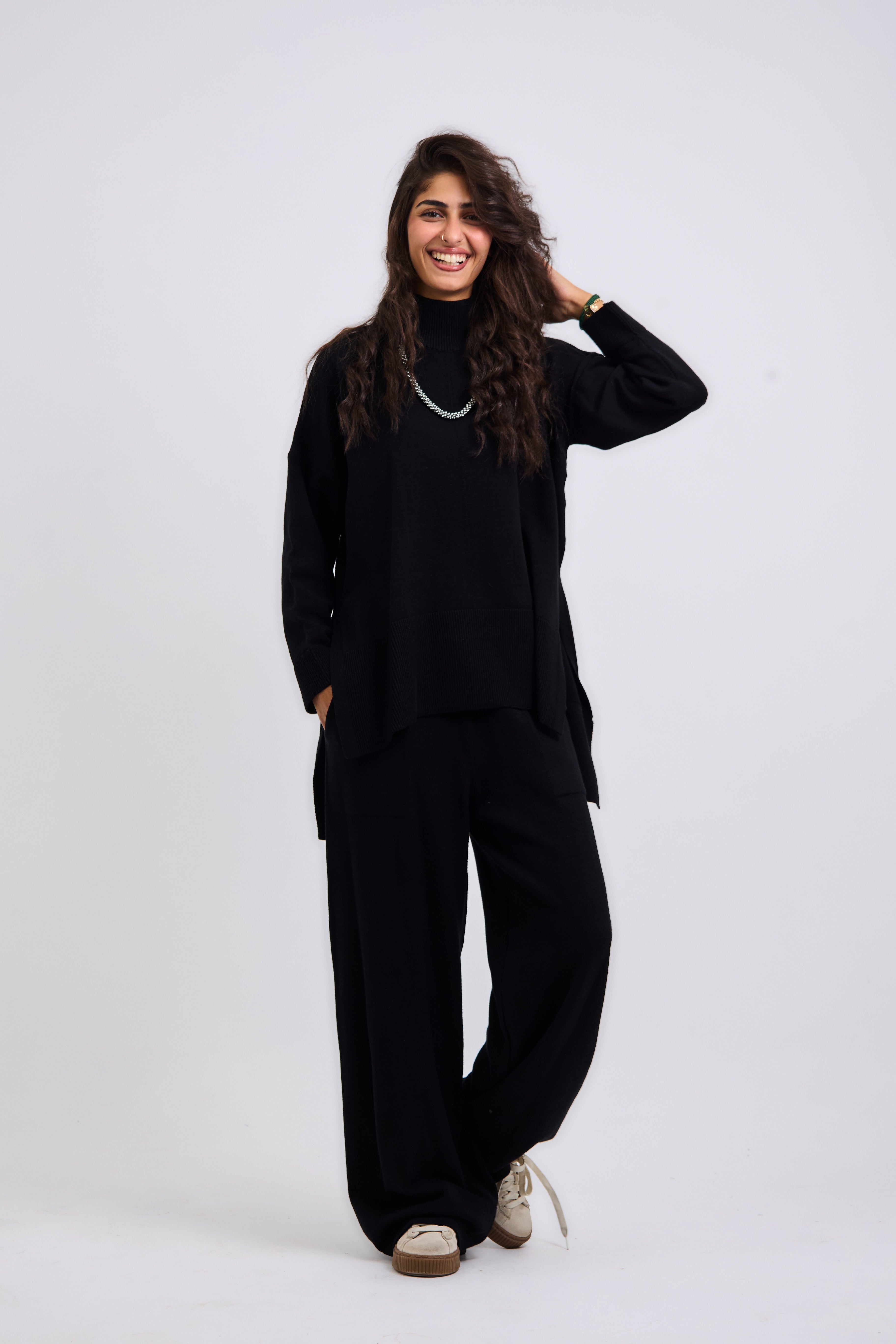 Baby Knit Set Black - AB ESSENTIALS