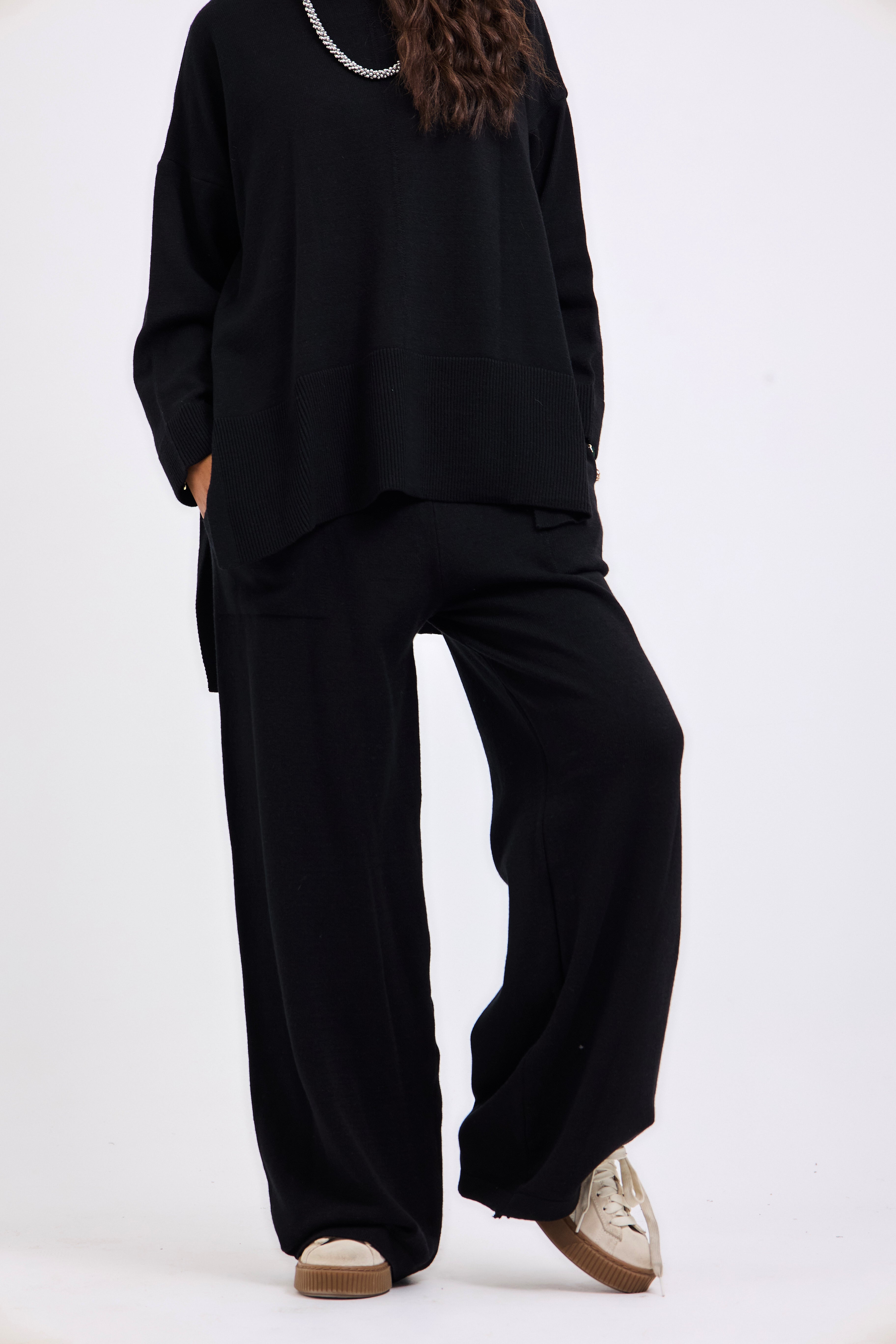 Baby Knit Set Black - AB ESSENTIALS