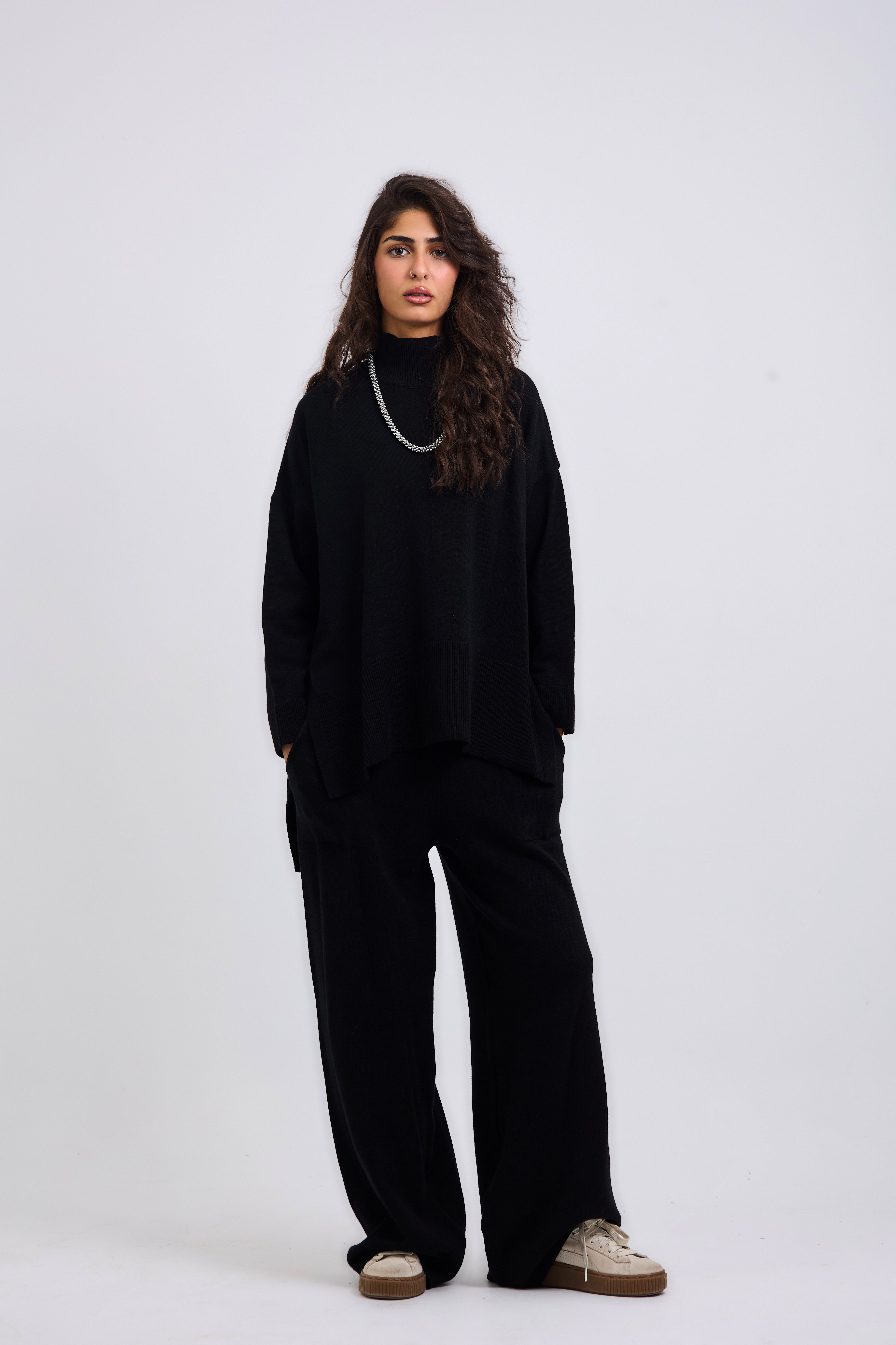 Baby Knit Set Black - AB ESSENTIALS