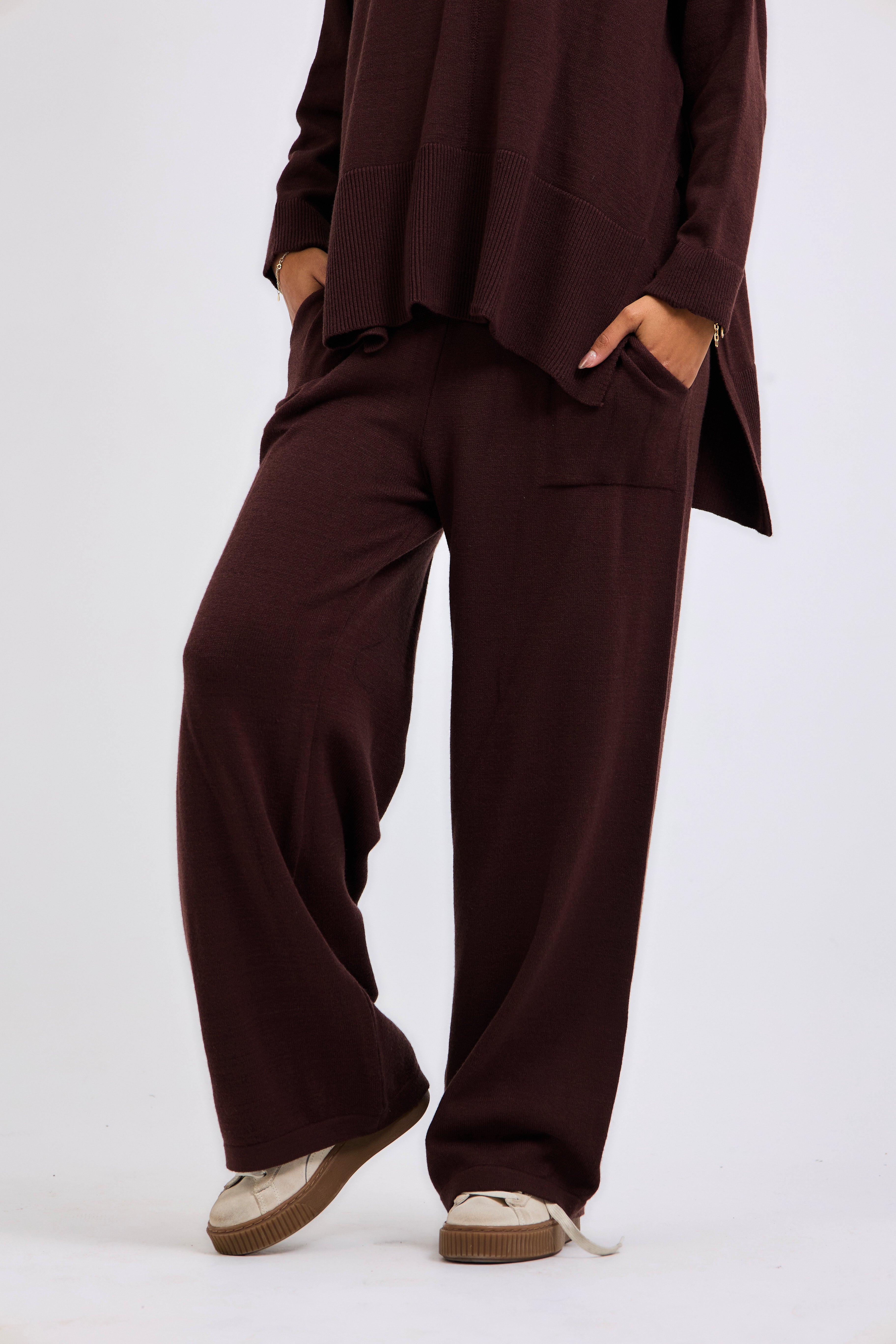 Baby Knit Set Chocolate - AB ESSENTIALS