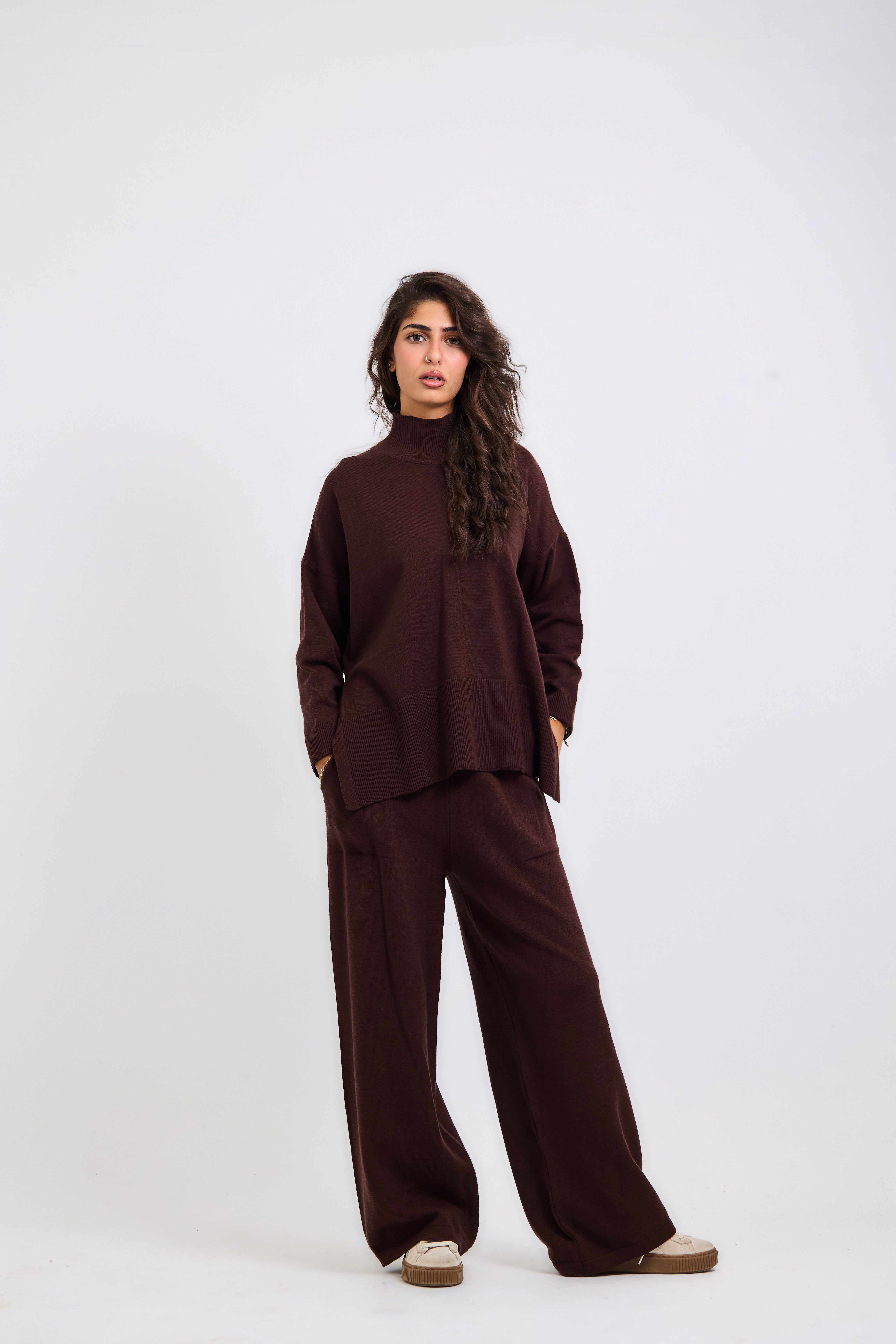 Baby Knit Set Chocolate - AB ESSENTIALS