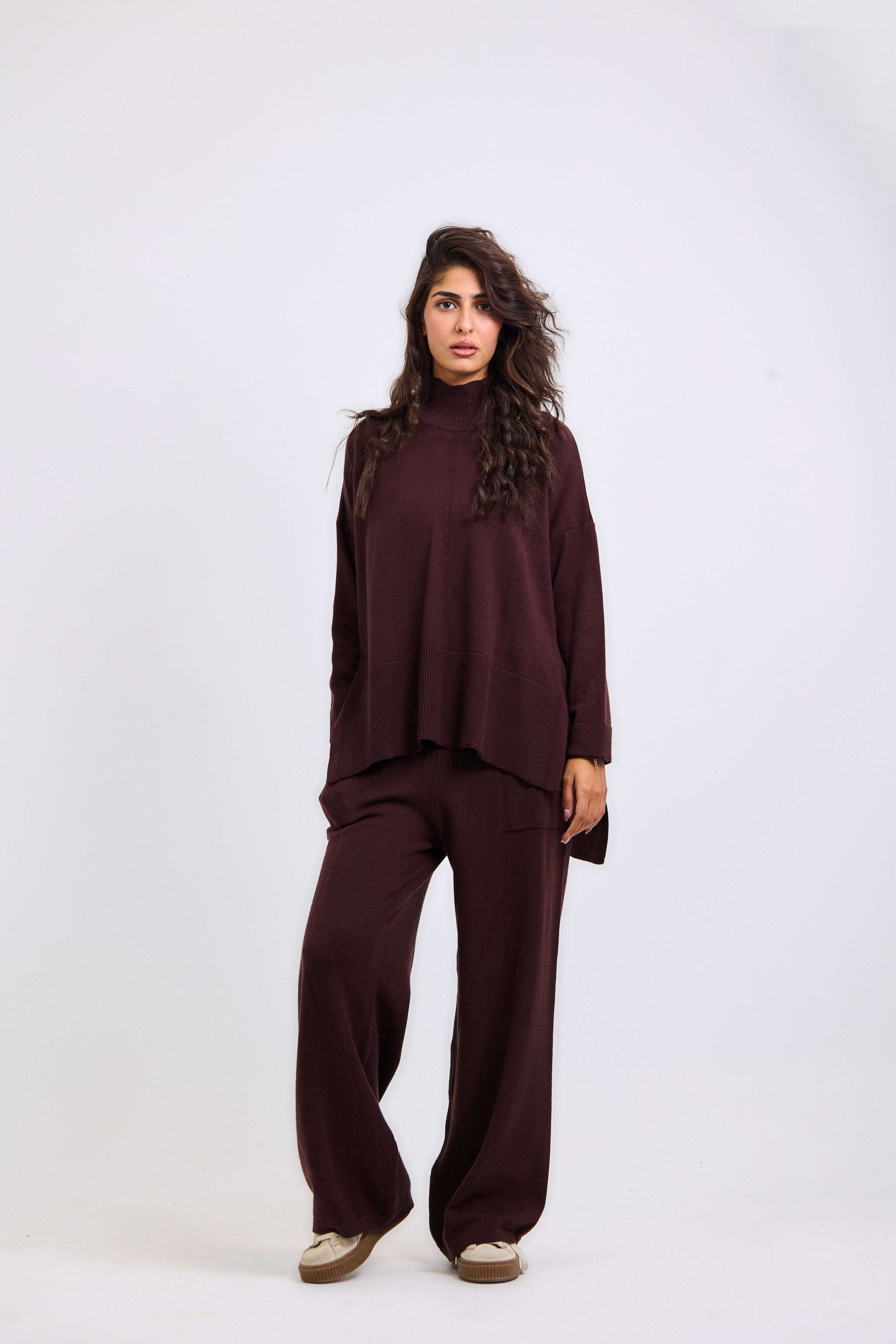 Baby Knit Set Chocolate - AB ESSENTIALS