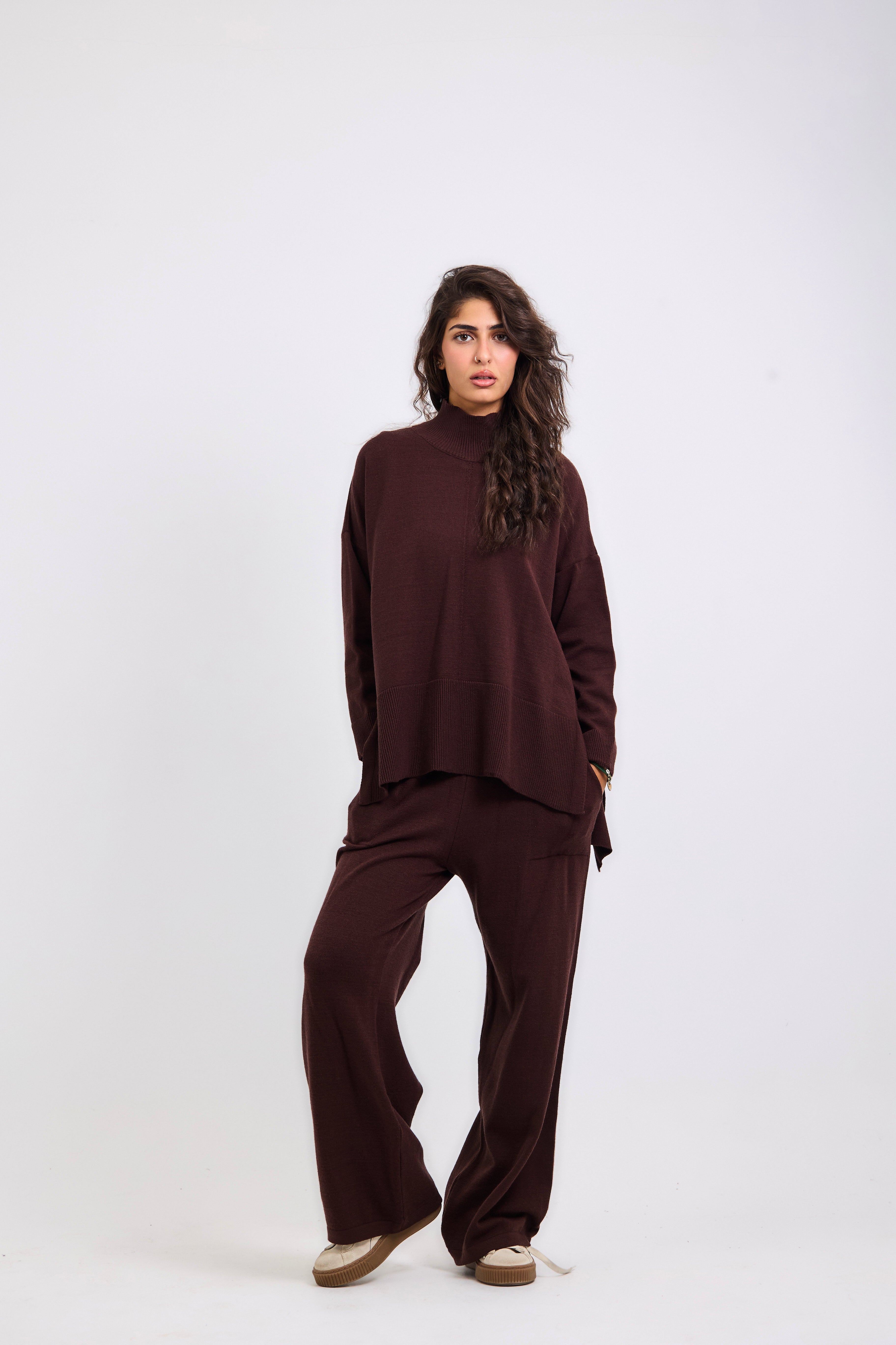 Baby Knit Set Chocolate - AB ESSENTIALS