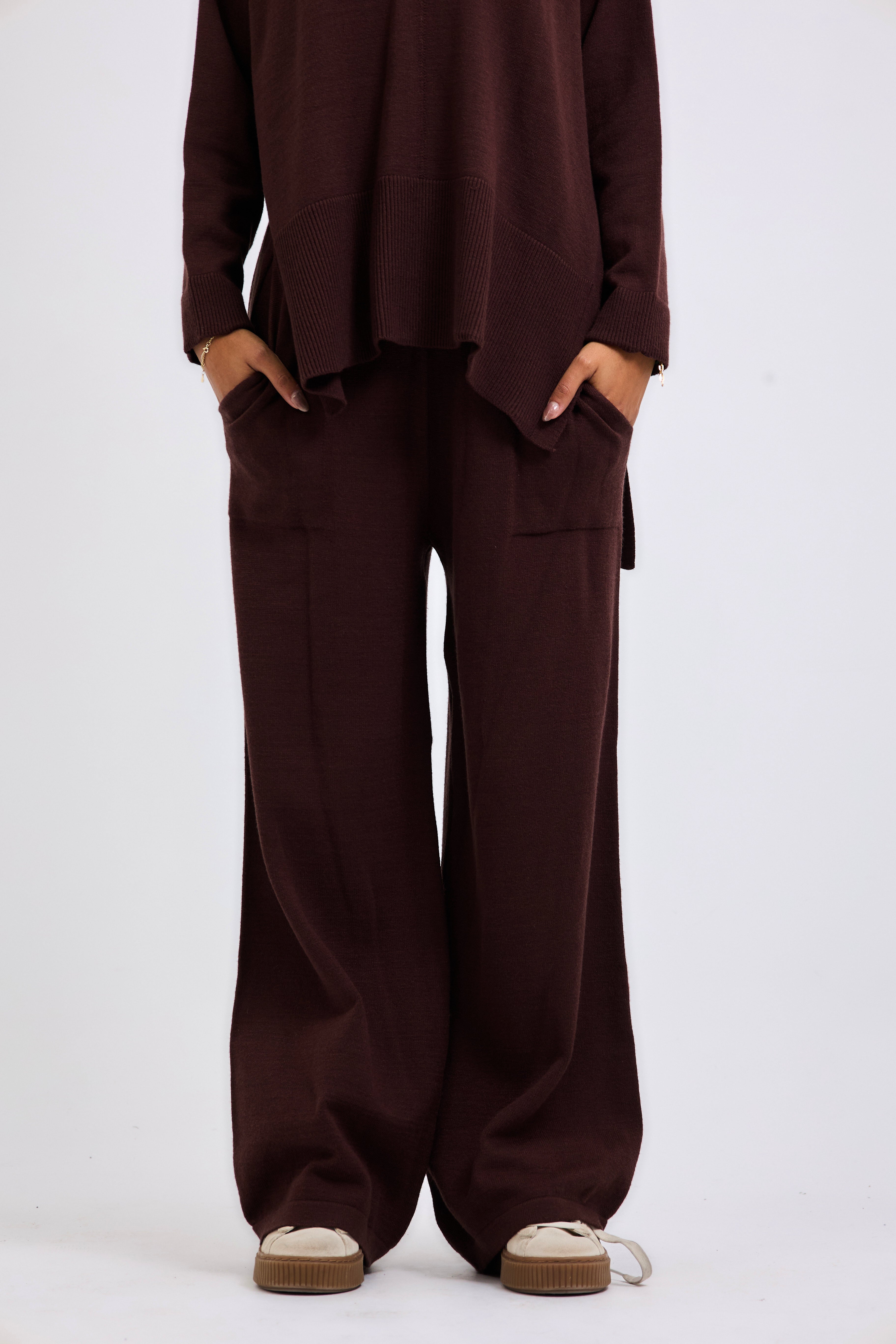 Baby Knit Set Chocolate - AB ESSENTIALS