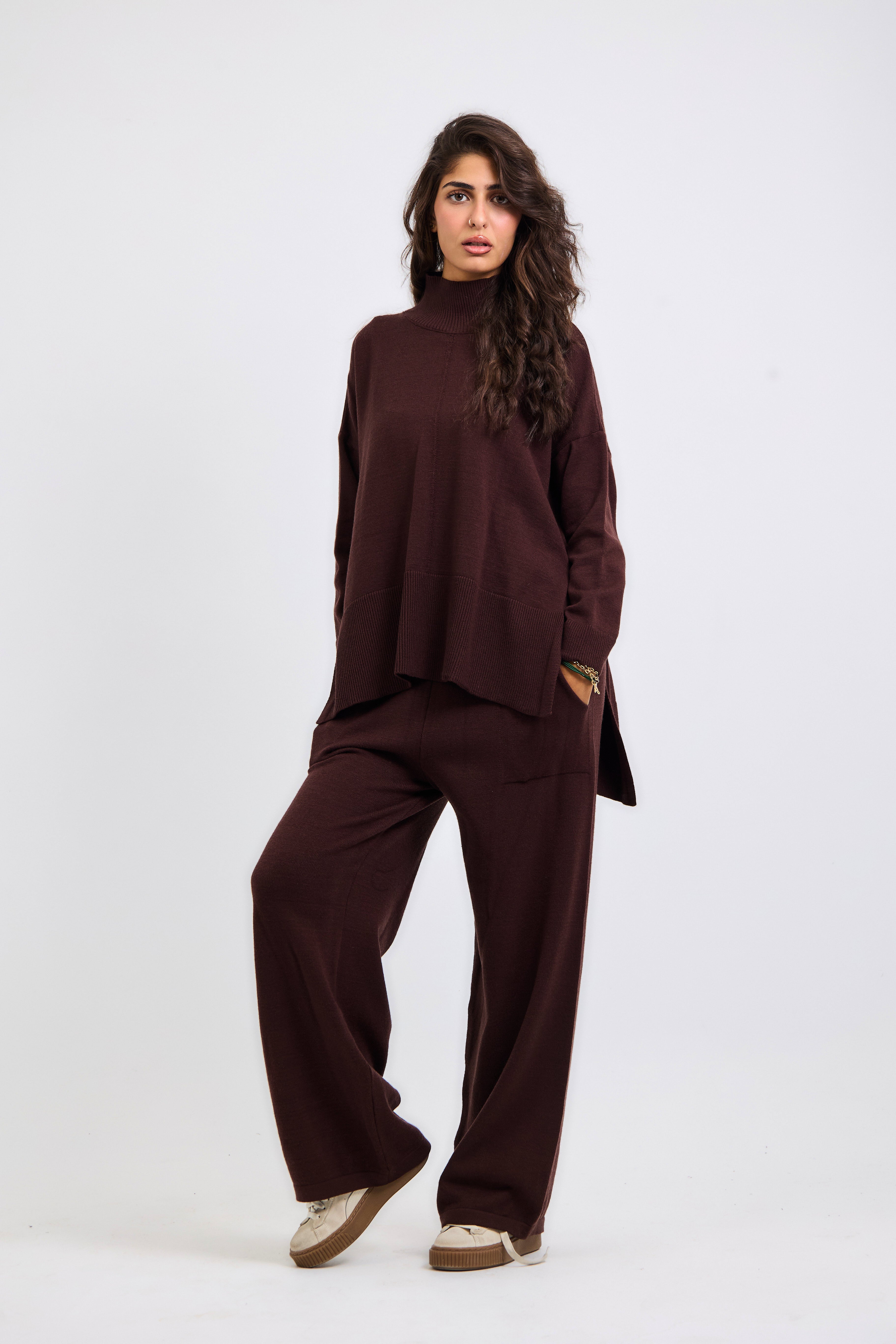 Baby Knit Set Chocolate - AB ESSENTIALS