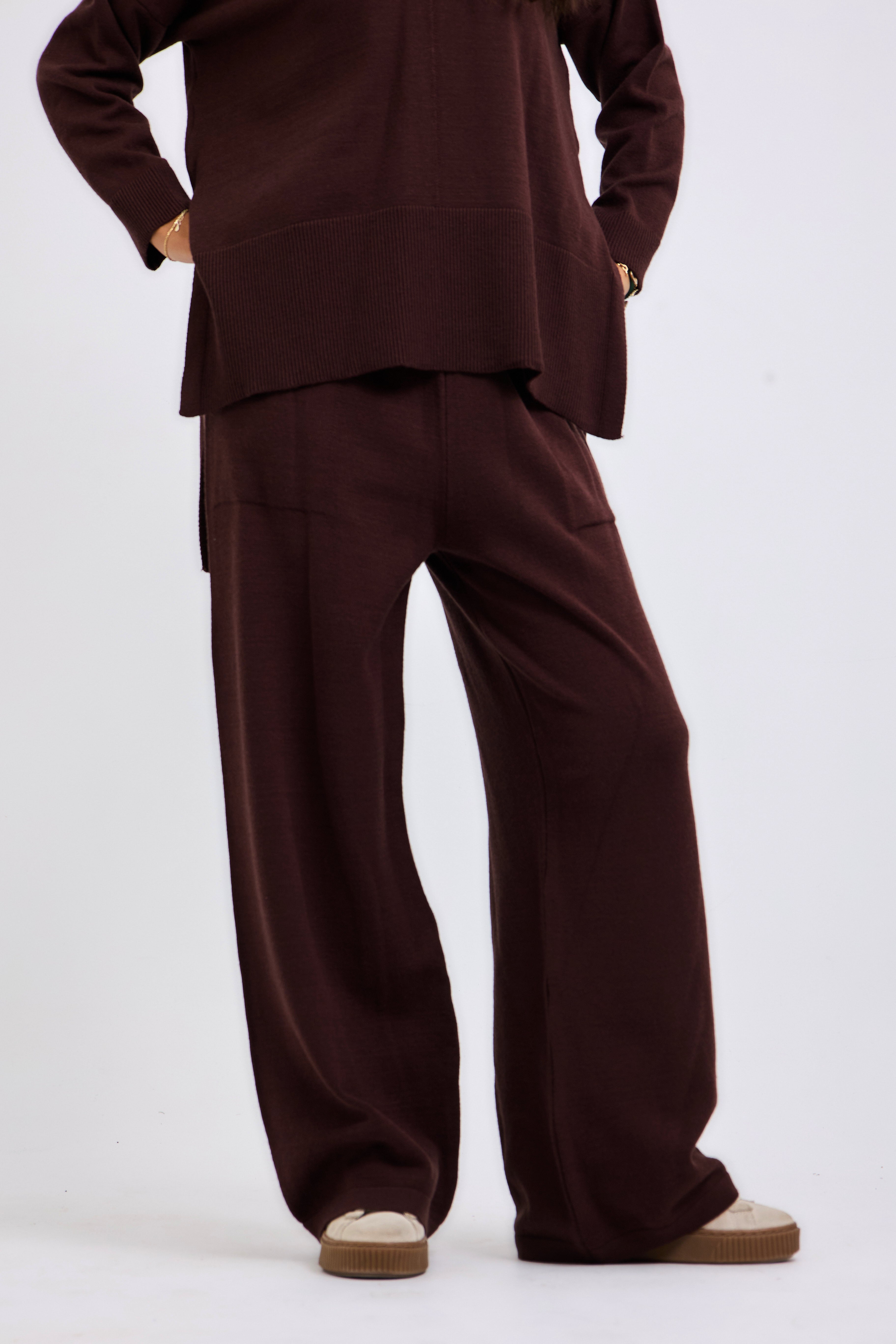 Baby Knit Set Chocolate - AB ESSENTIALS