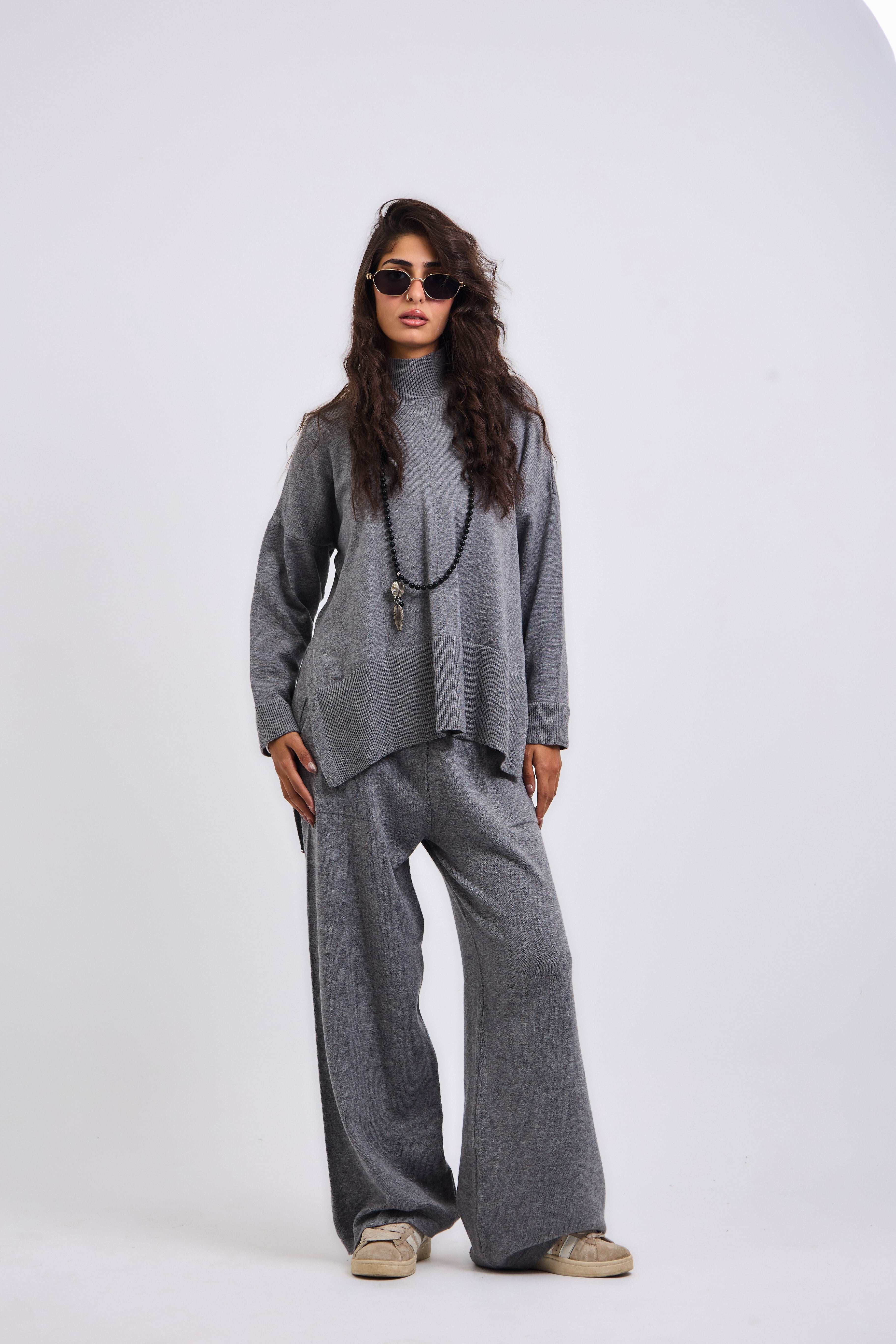 Baby Knit Set Grey - AB ESSENTIALS