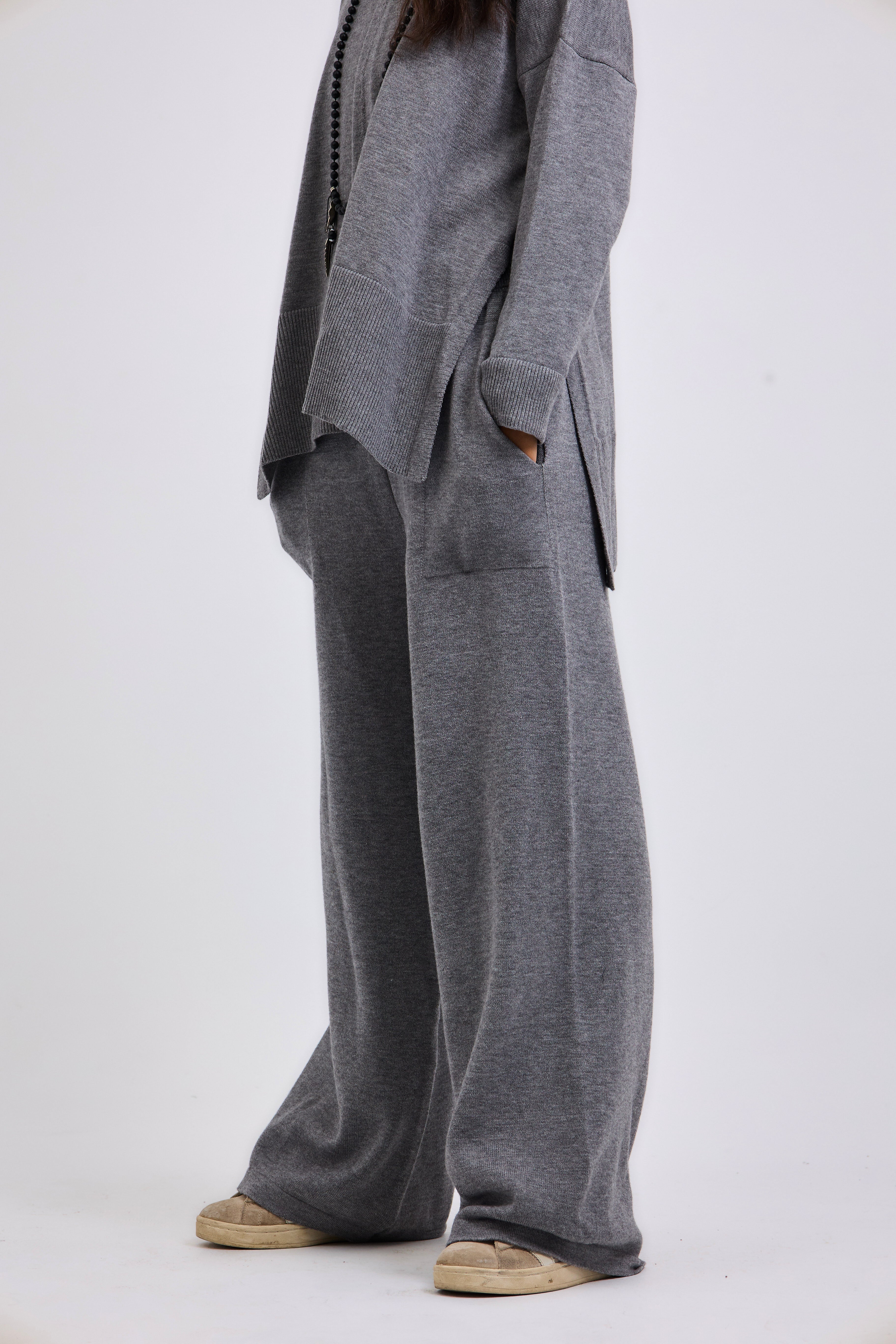 Baby Knit Set Grey - AB ESSENTIALS