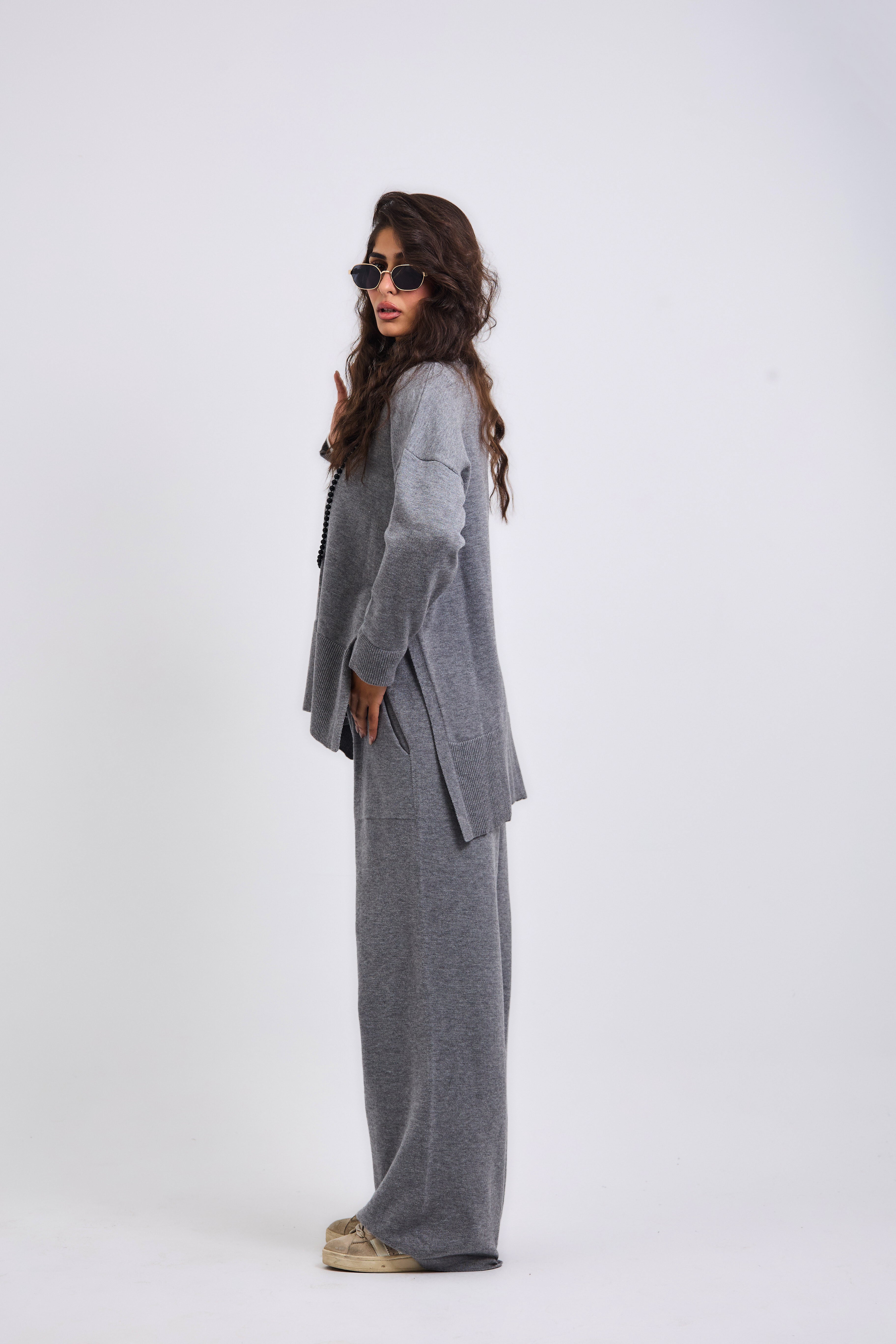 Baby Knit Set Grey - AB ESSENTIALS