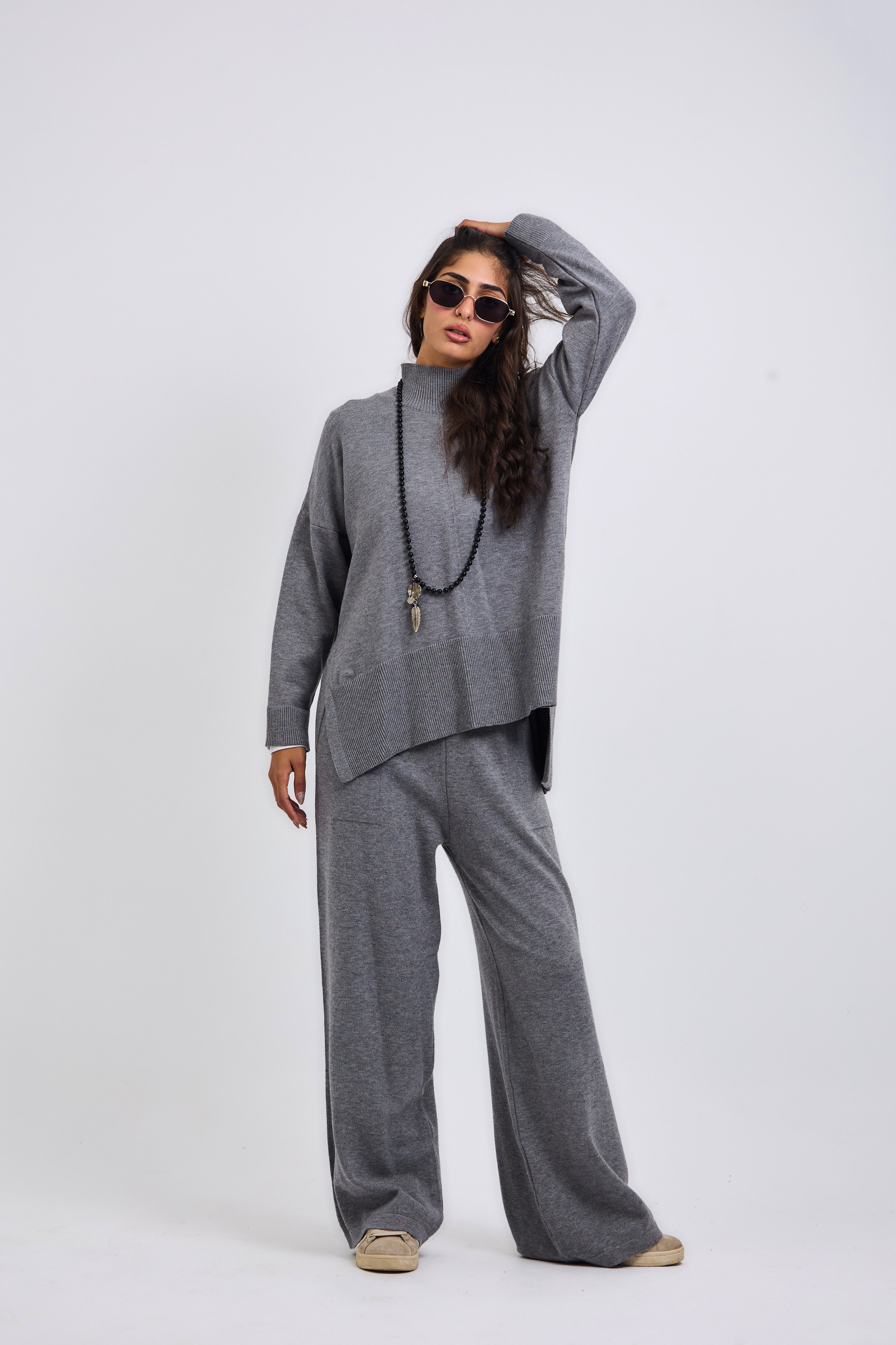 Baby Knit Set Grey - AB ESSENTIALS