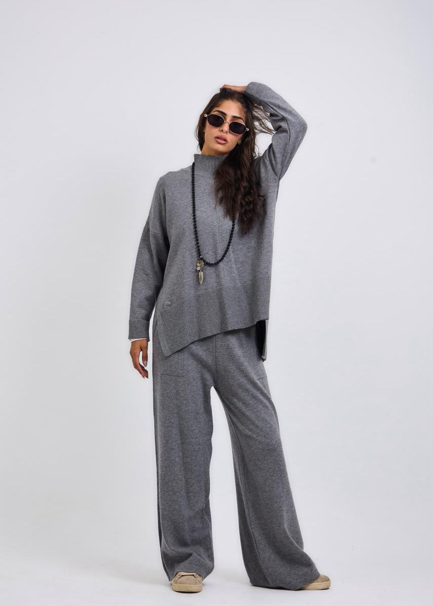 Baby Knit Set Grey - AB ESSENTIALS