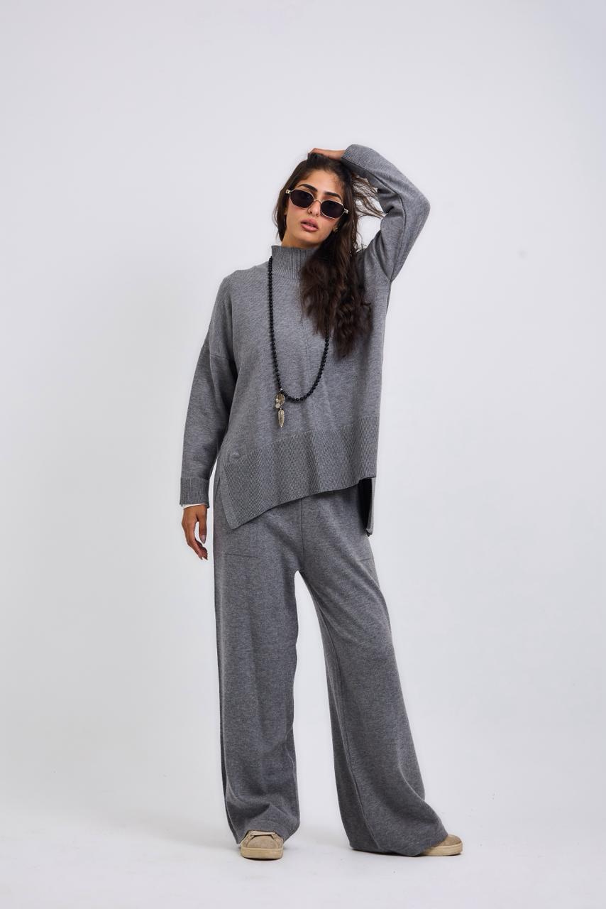 Baby Knit Set Grey - AB ESSENTIALS