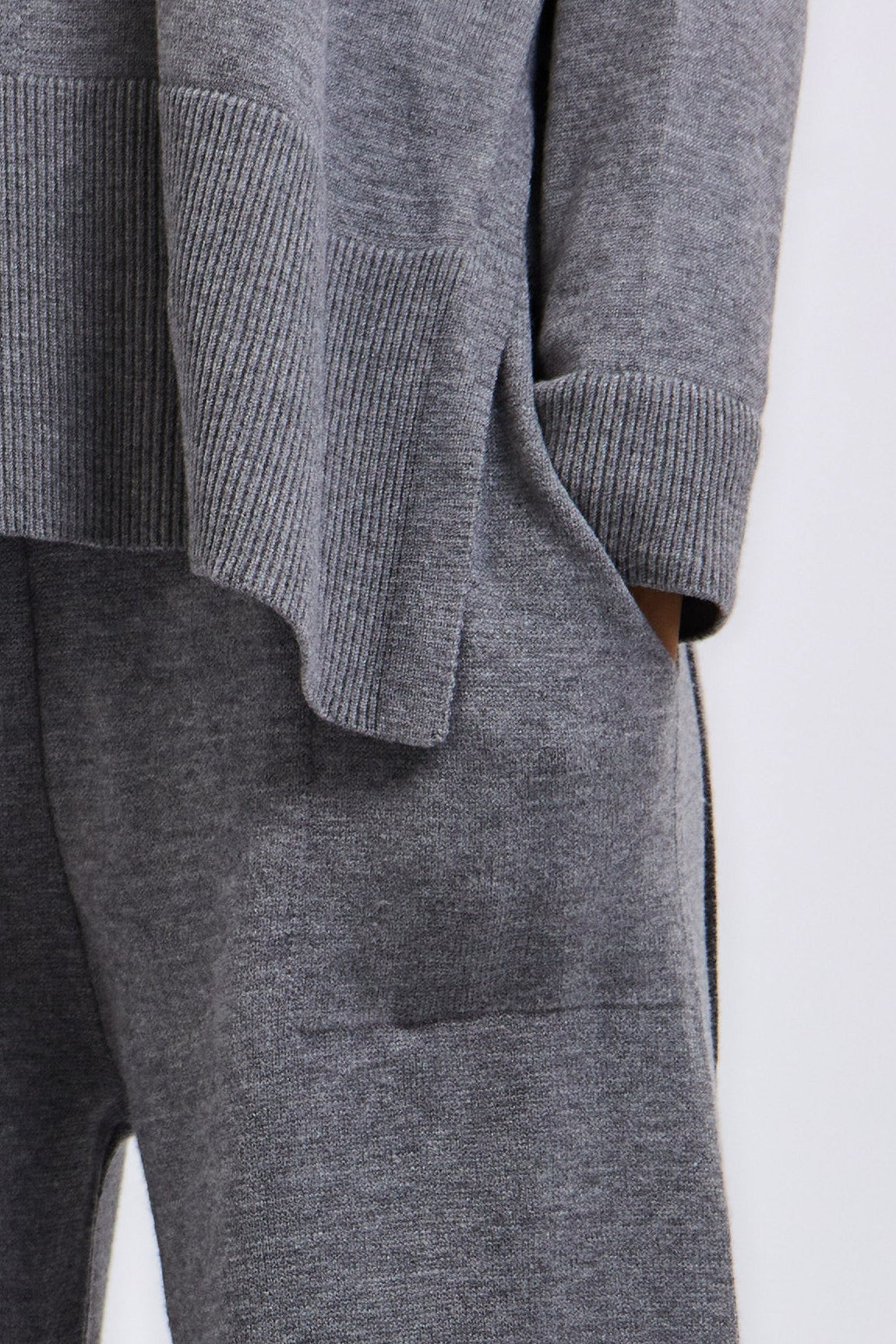 Baby Knit Set Grey - AB ESSENTIALS