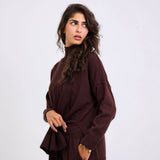 Baby Knit Top Chocolate - AB ESSENTIALS