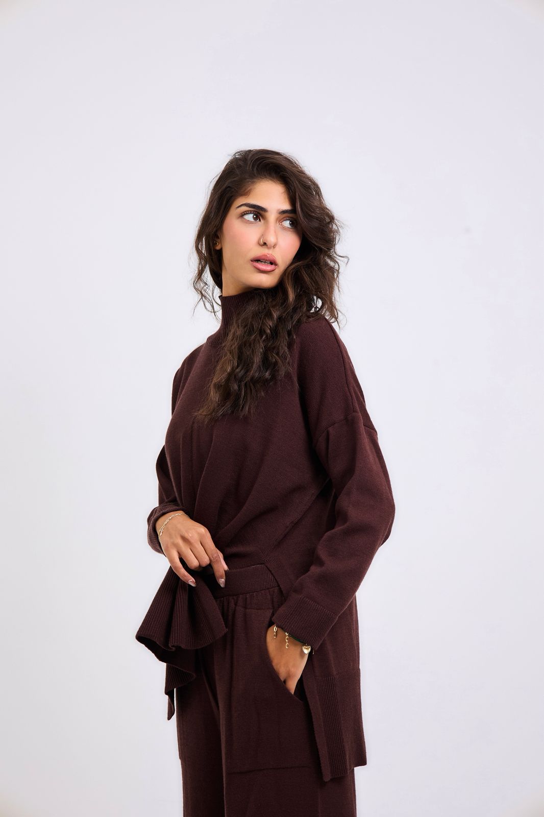 Baby Knit Top Chocolate - AB ESSENTIALS