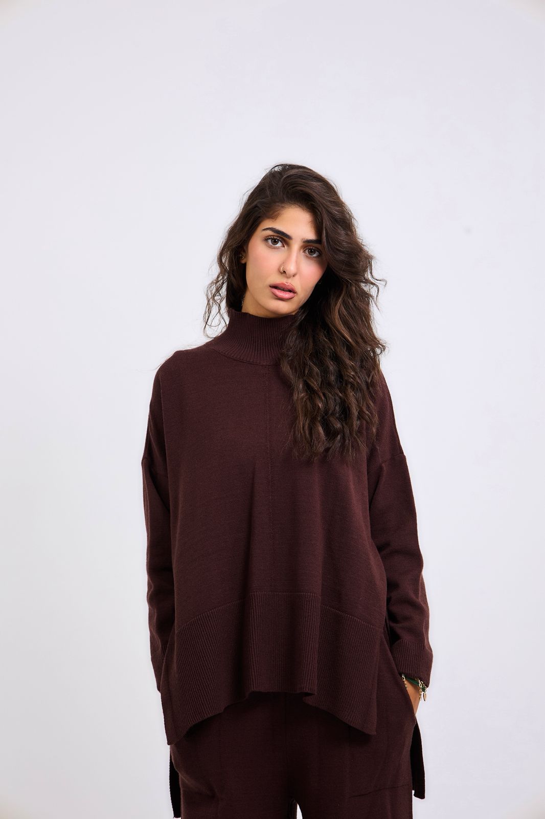 Baby Knit Top Chocolate - AB ESSENTIALS