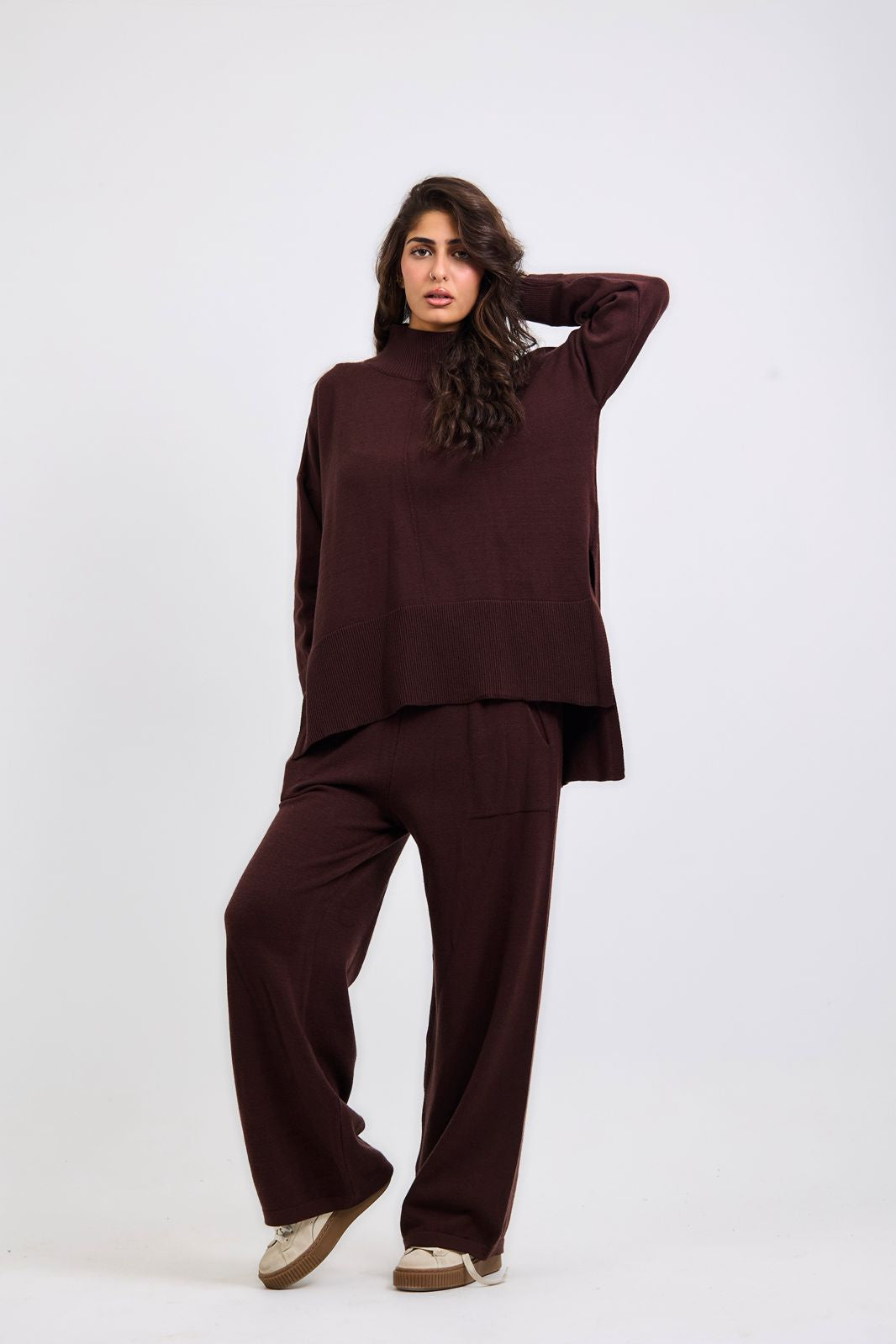 Baby Knit Top Chocolate - AB ESSENTIALS