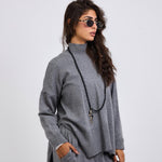 Baby Knit Top Grey - AB ESSENTIALS