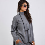 Baby Knit Top Grey - AB ESSENTIALS