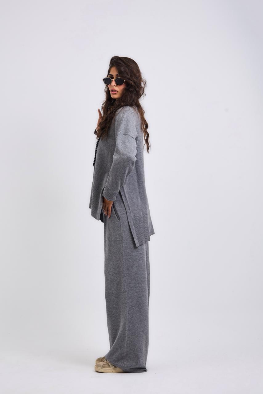 Baby Knit Top Grey - AB ESSENTIALS