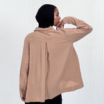 Bella Shirt Caramel - AB ESSENTIALS