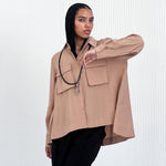 Bella Shirt Caramel - AB ESSENTIALS