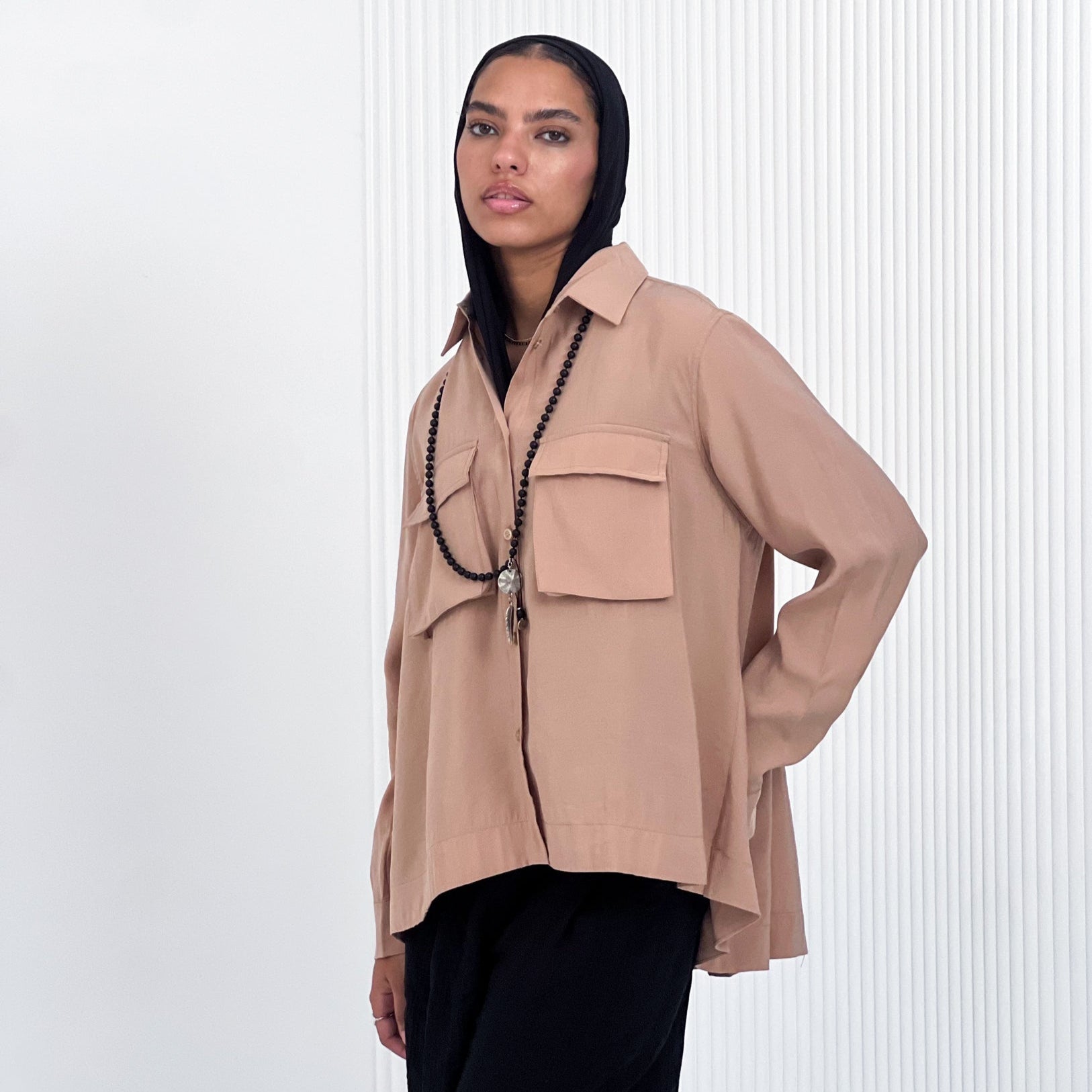 Bella Shirt Caramel - AB ESSENTIALS