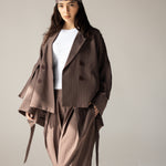 Bestie Blazer Brown - AB ESSENTIALS