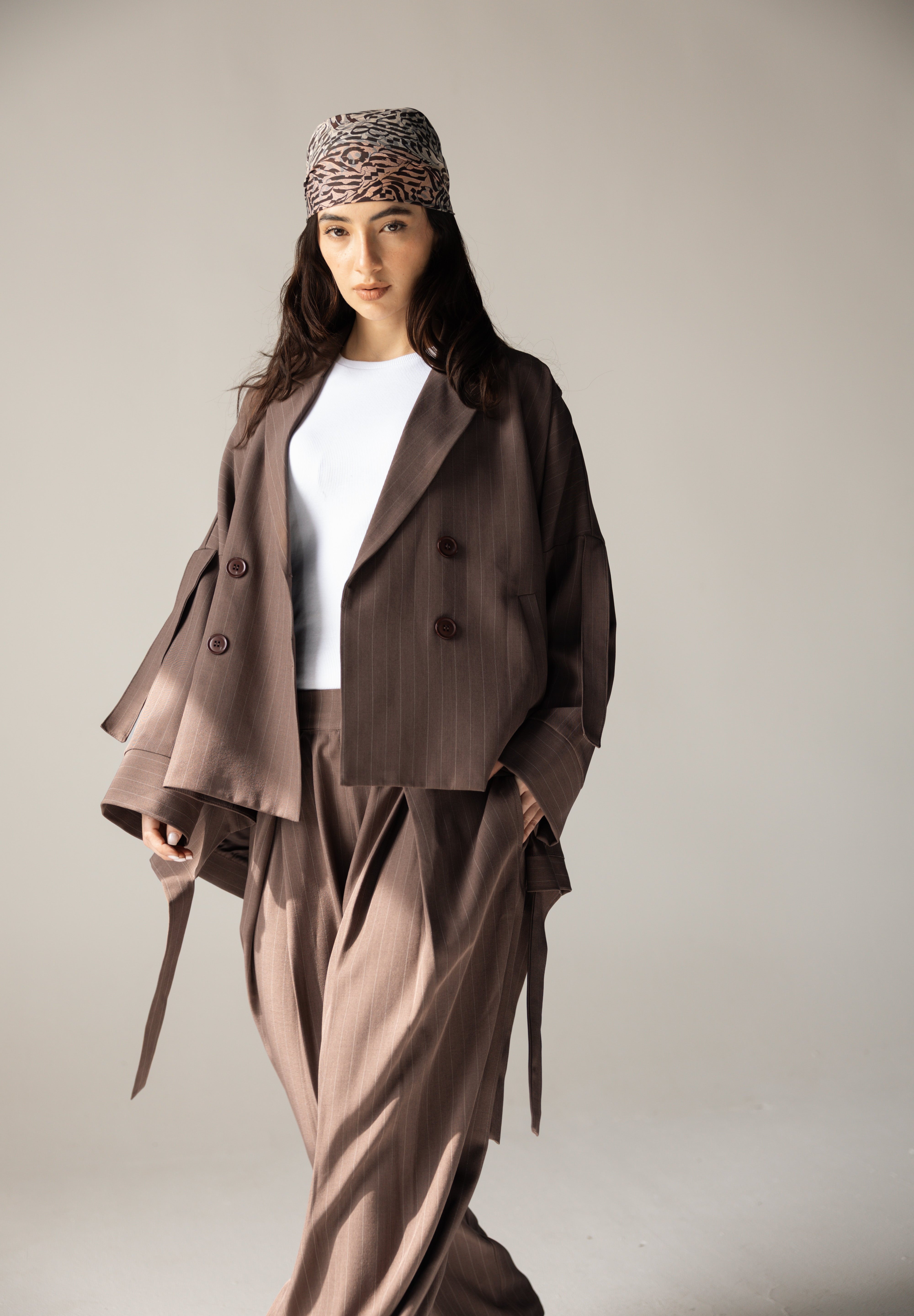 Bestie Blazer Brown - AB ESSENTIALS