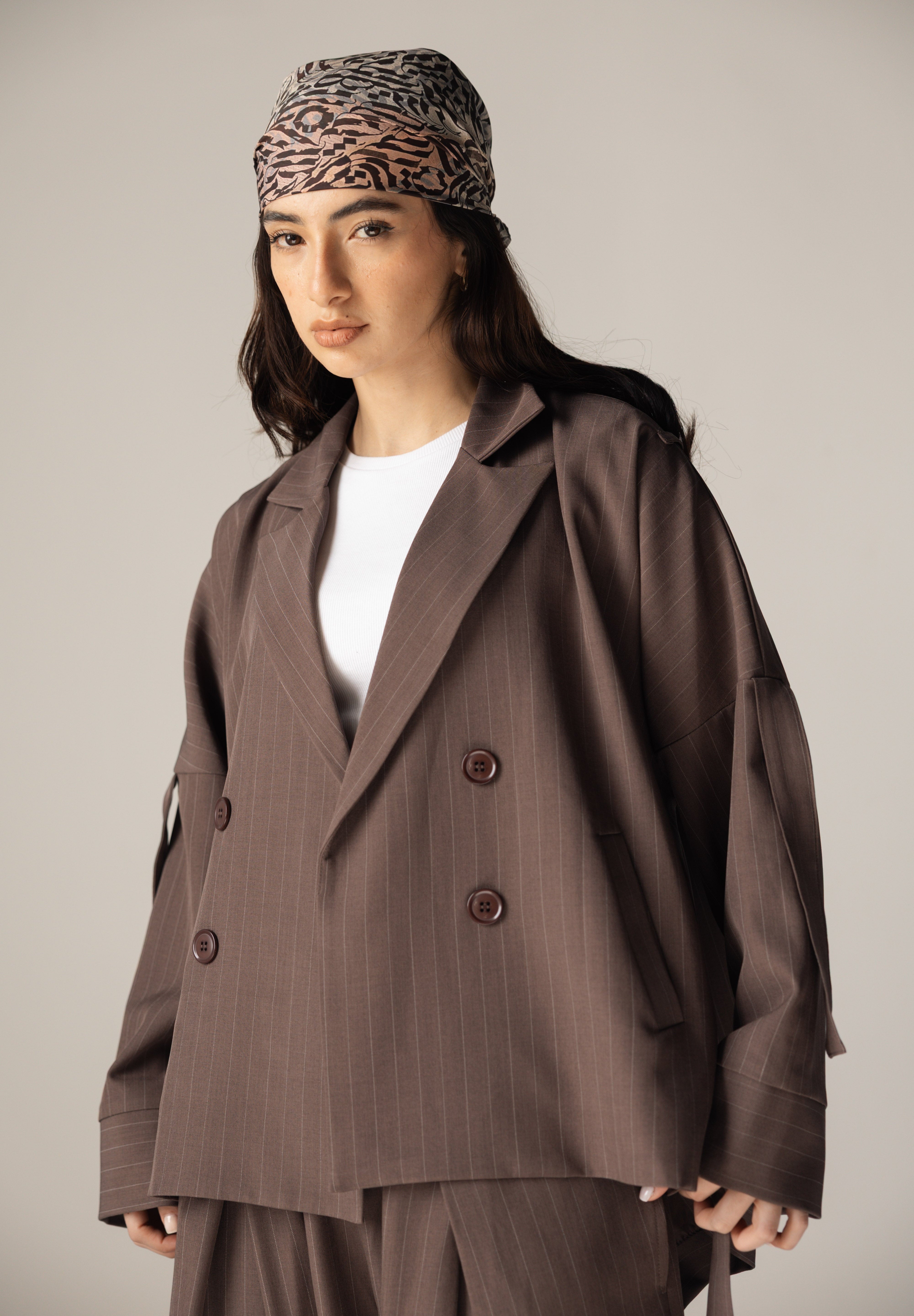 Bestie Blazer Brown - AB ESSENTIALS