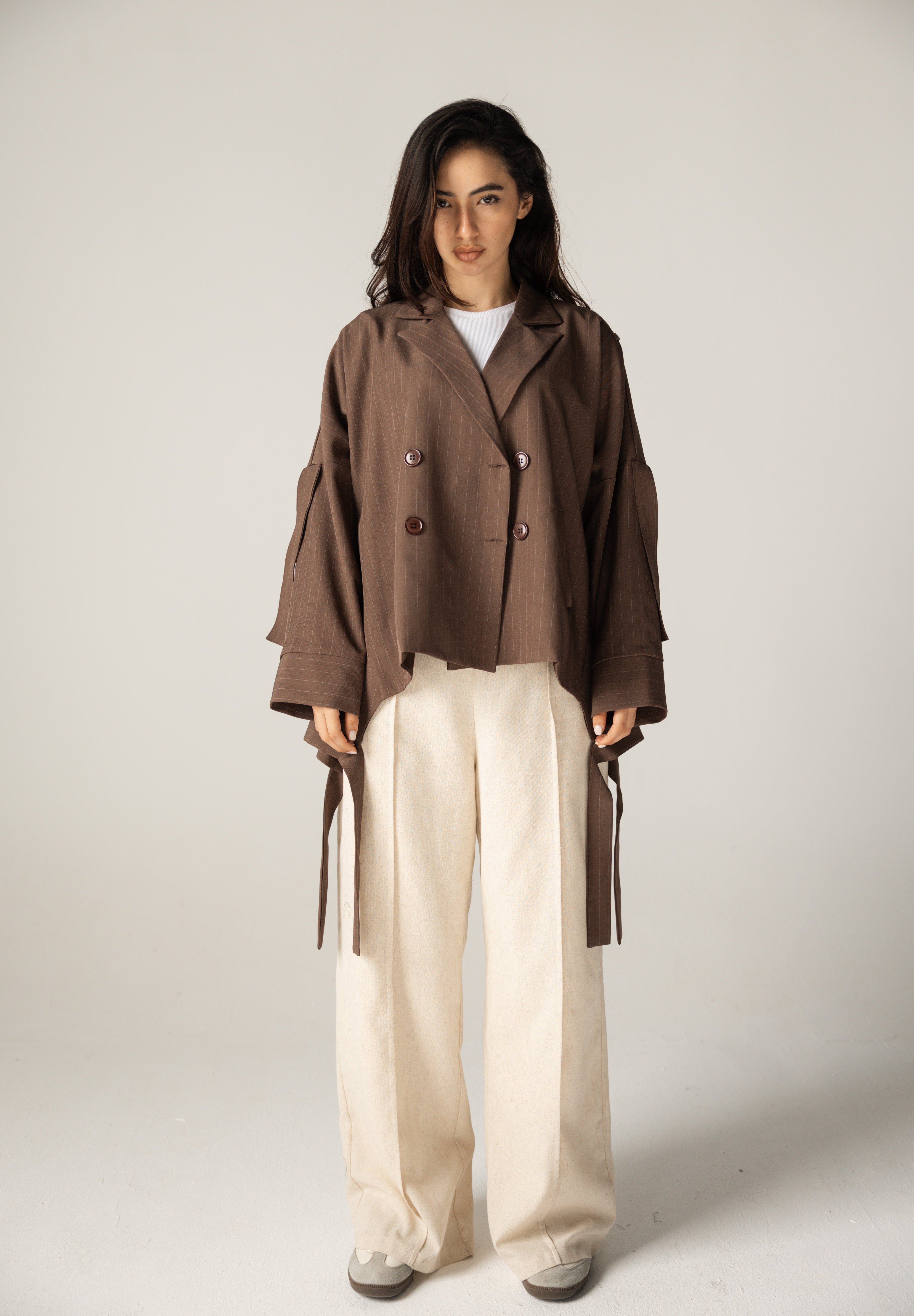 Bestie Blazer Brown - AB ESSENTIALS