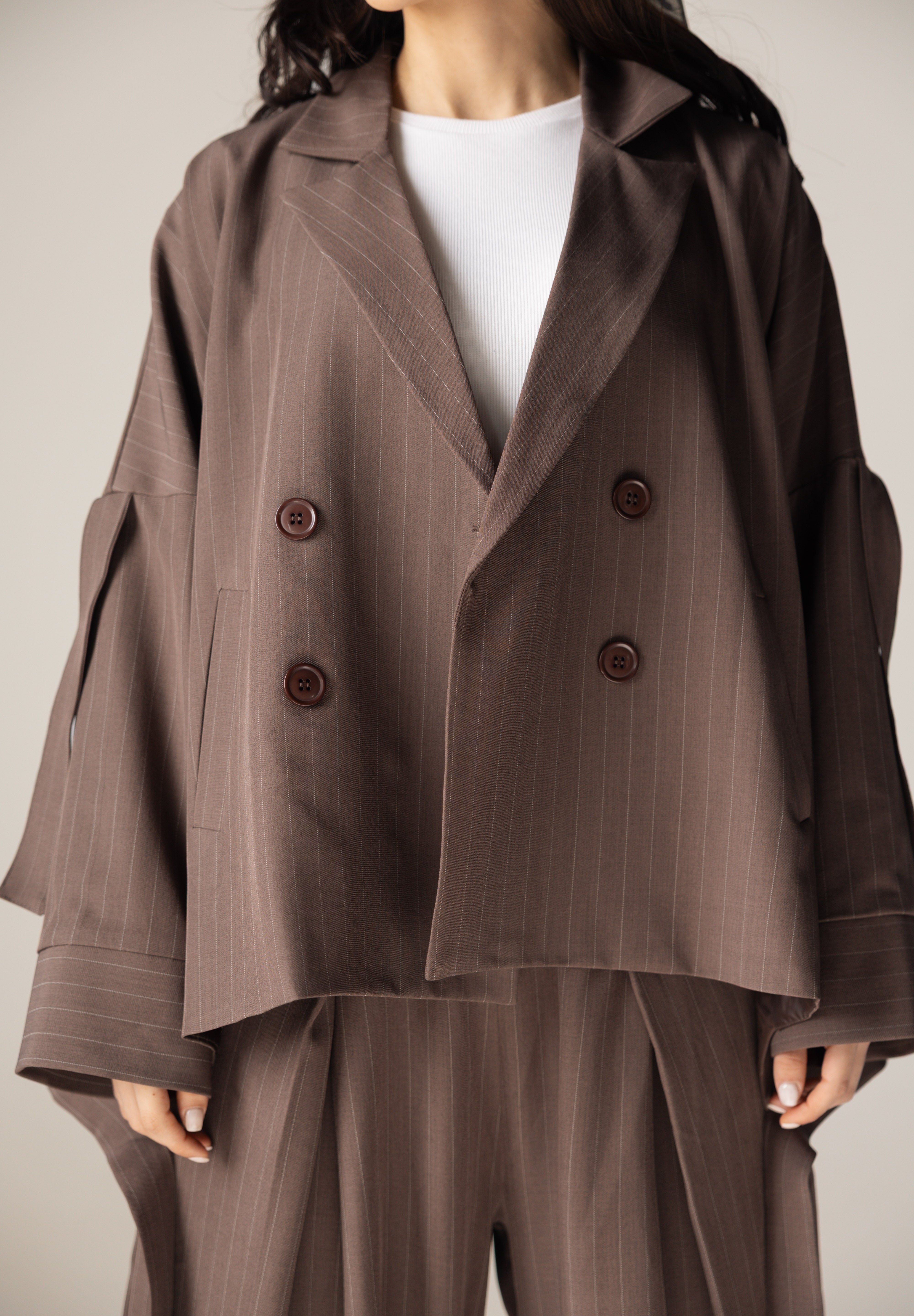 Bestie Blazer Brown - AB ESSENTIALS