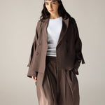 Bestie Blazer Brown - AB ESSENTIALS