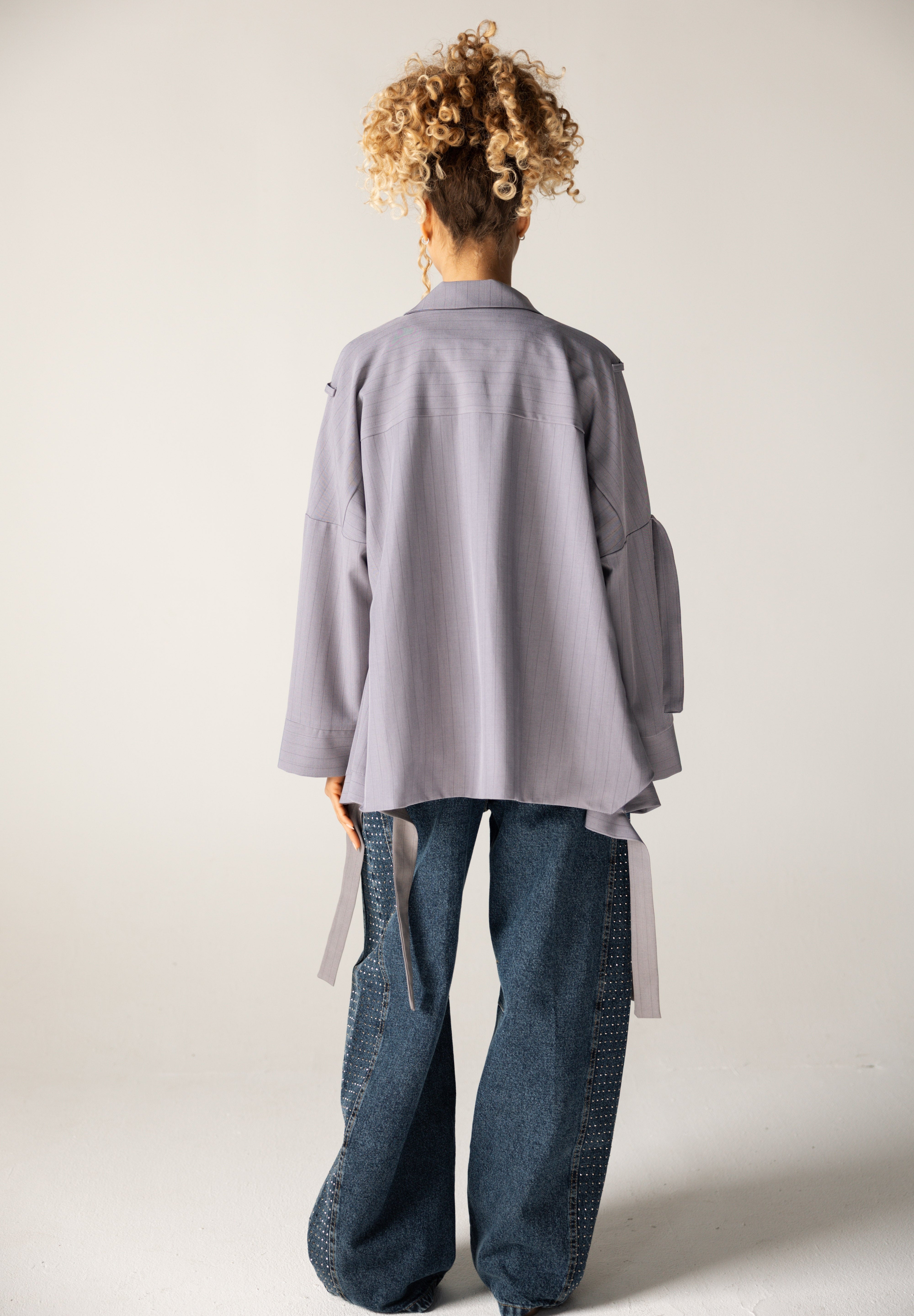 Bestie Blazer Grey - AB ESSENTIALS